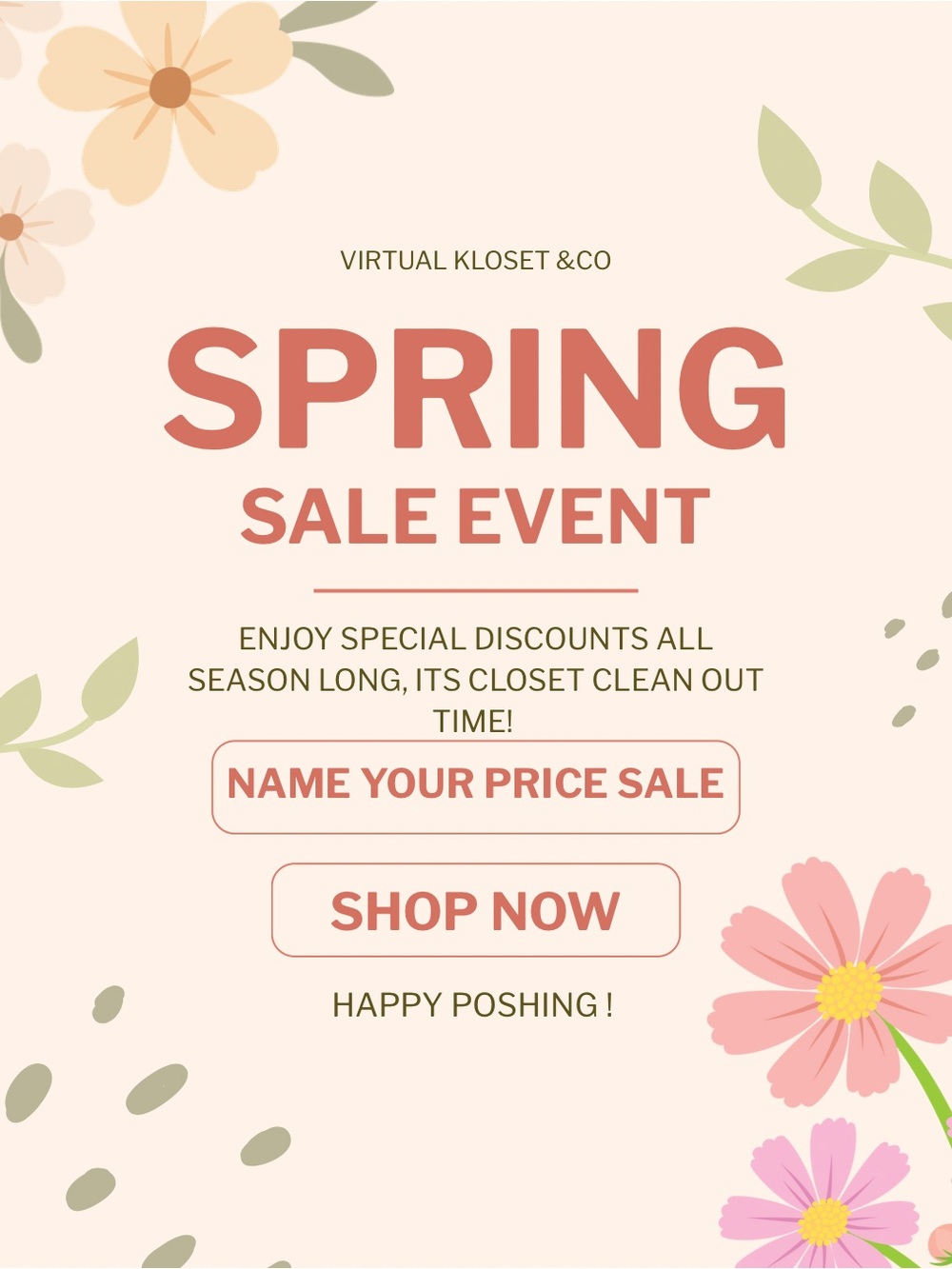 Spring Sale Event